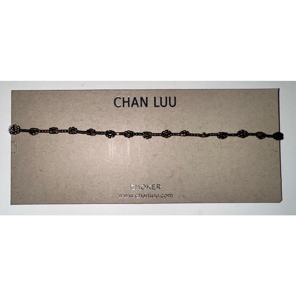 Chan Luu Floral Bead Choker ~ Bronze